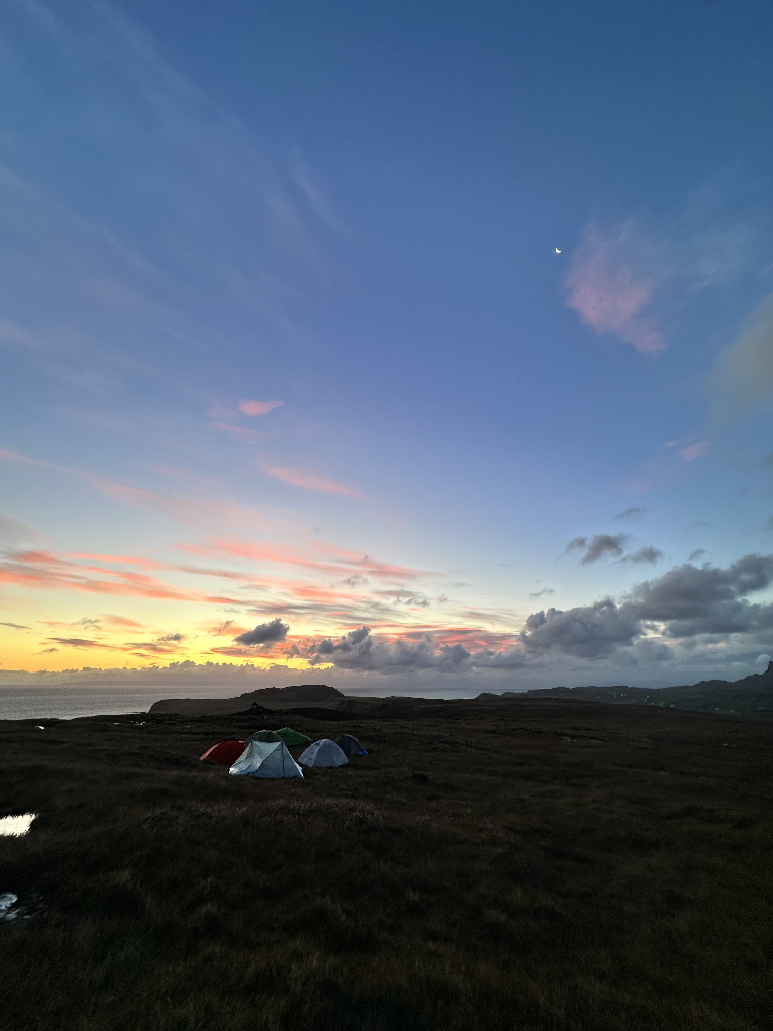 Scottish Highlands sunset
